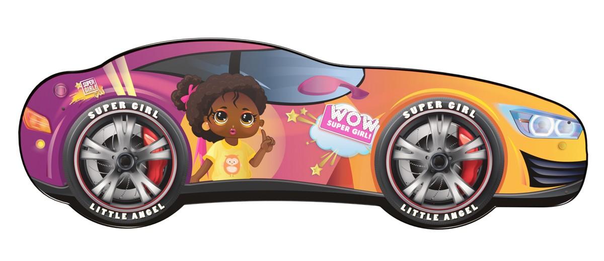Selected image for RACING CAR Dečiji krevet trkački auto Girl Bella 160x80cm šareni
