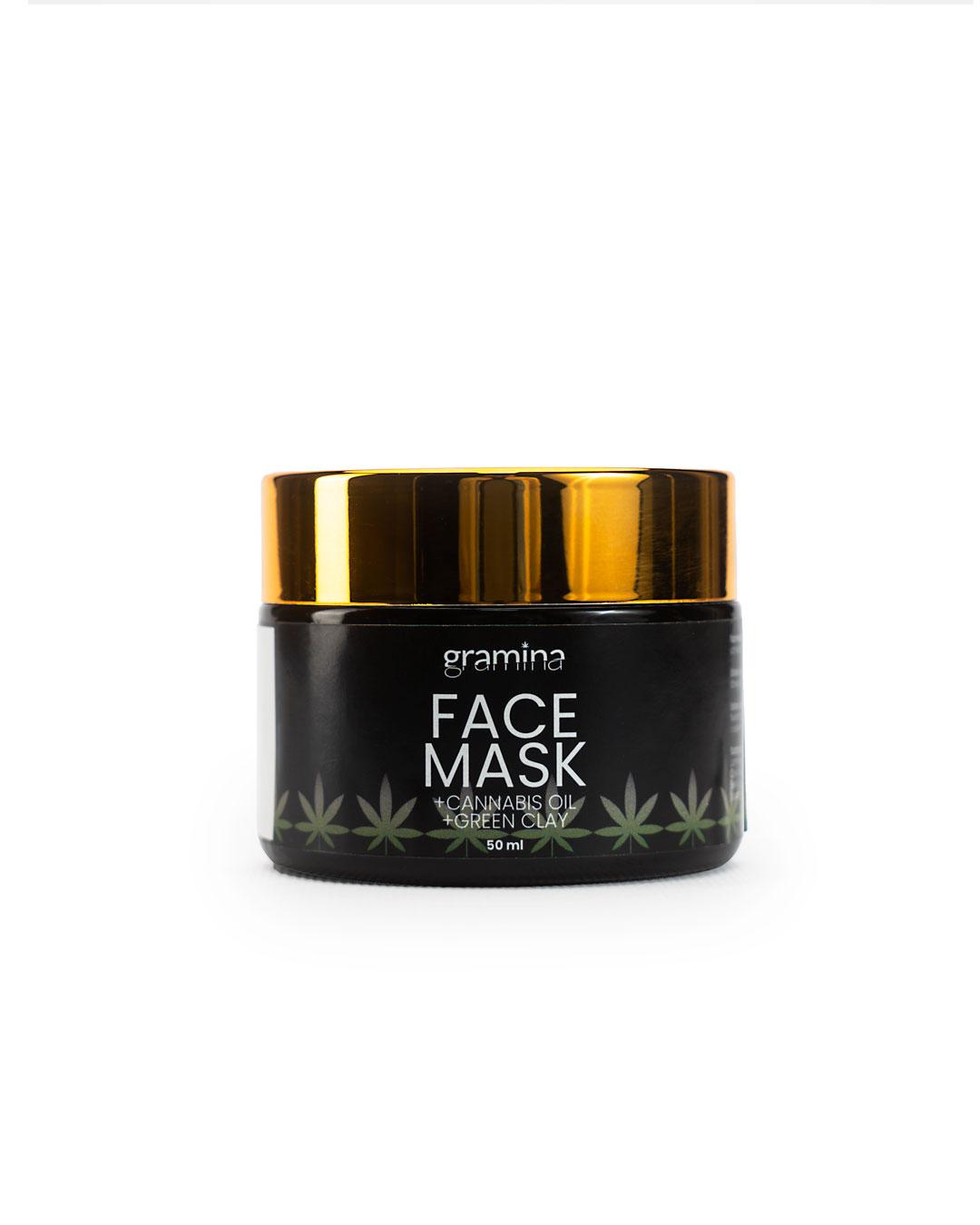 GRAMINA Maska za lice Hemp Zeolit + zelena glina 50ml