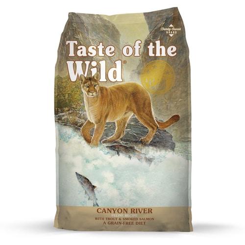 TASTE OF WILD Granule za mačke Canyon River Feline - pastrmka i dimljeni losos 32/16 6.6kg