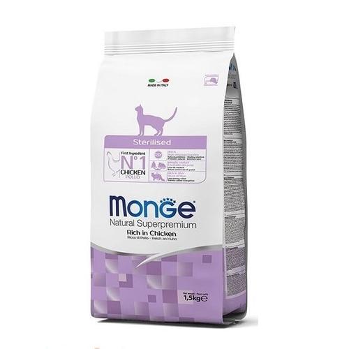 MONGE Granule za sterilisane mačke - piletina 35/10 1.5kg