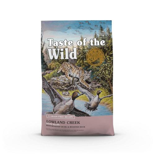 TASTE OF WILD Granule za mačke Lowland Creek - Prepelica i Divlja patka 36/16 2kg