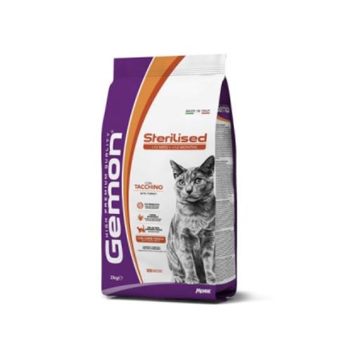 GEMON Granule za odrasle sterilisane mačke Sterilised - Ćuretina 31/12 2kg
