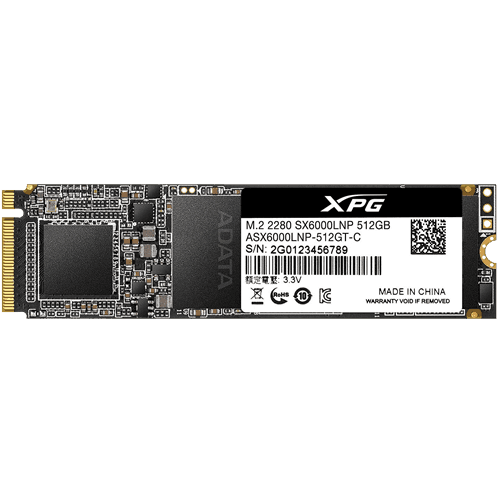 A-DATA SSD Memorija M.2 NVMe 512GB ASX6000LNP-512GT-C