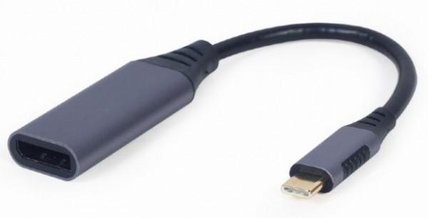 Adapter A-USB3C-DPF-01 USB Type-C to DisplayPort muški sivi