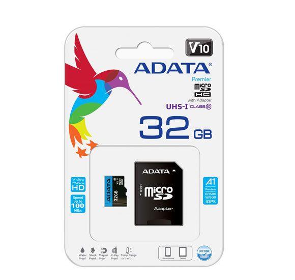 ADATA Micro SD memoriјska kartica HC KLASA 10 UHC +1AD 32GB