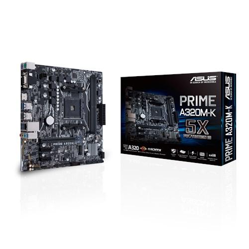 ASUS MB PRIME A320M-K AMD A320 Socket AM4 mikro ATX