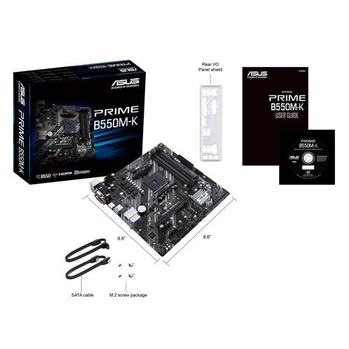 Slike ASUS PRIME B550M-K AMD B550 Socket AM4 mikro ATX
