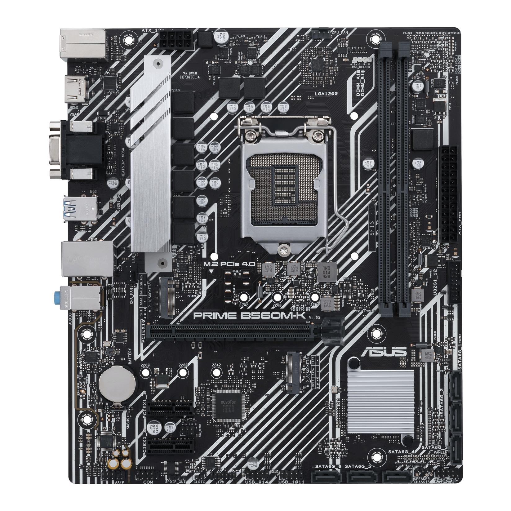ASUS PRIME B560M-K Intel B560 LGA 1200 mikro ATX