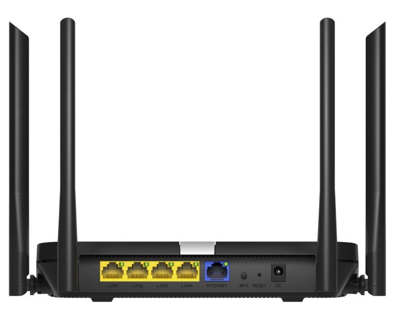 Selected image for CUDY Wi-Fi VPN ruter WR2100 WiFi Gigabit OpenWRT crni