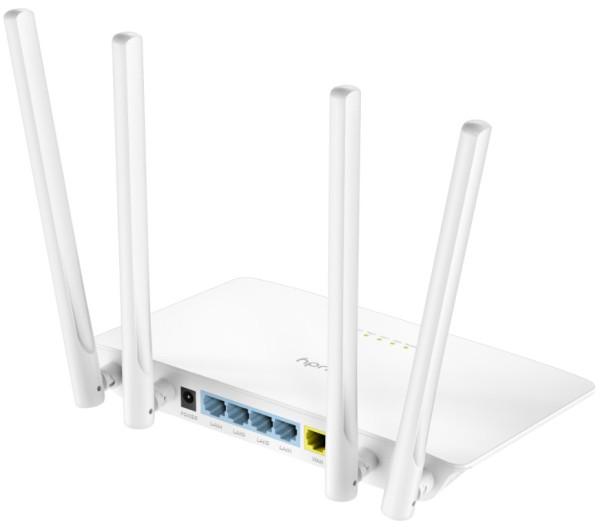 Selected image for CUDY WiFi ruter WR1200 AC1200 Dual Band 2.4+5Ghz MESH 1W/4LAN 10/100Mbps, 4x5dBi, GUEST/WPS/DDNS