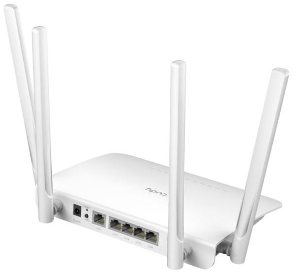 Selected image for CUDY WiFi Ruter WR1300 AC1200 Dual Band 2.4+5Ghz MESH 1W/4LAN Gbit, 4x5dBi Wisp/AP/REP/VPN/TR069 beli