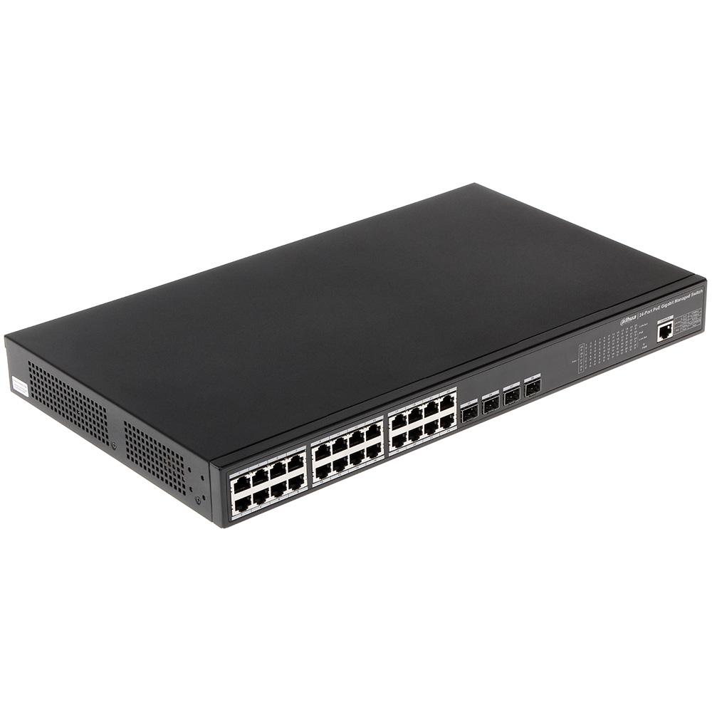 DAHUA Switch 24-portni PoE gigabitni layer 2 upravljivi PFS4428-24GT-370
