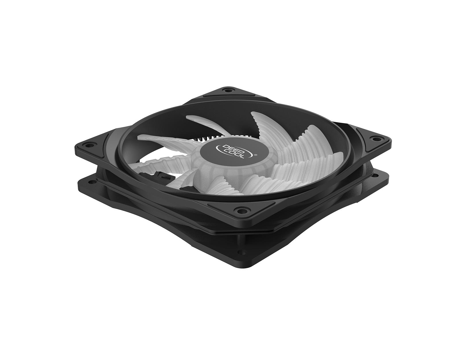 Selected image for DeepCool ventilator računarskog kućišta 12 cm Crno sa plavim osvetljenjem