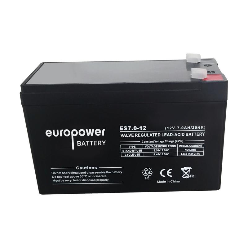 EUROPOWER Baterija za UPS 12V 7Ah XRT