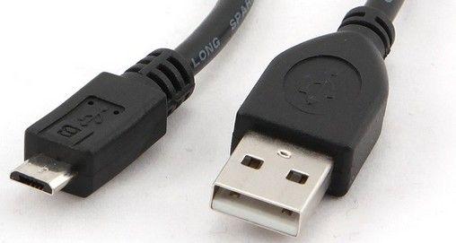 GEMBIRD Micro USB B-plug kabl 2.0 CCP-mUSB2-AMBM-0,5M * 45 crni
