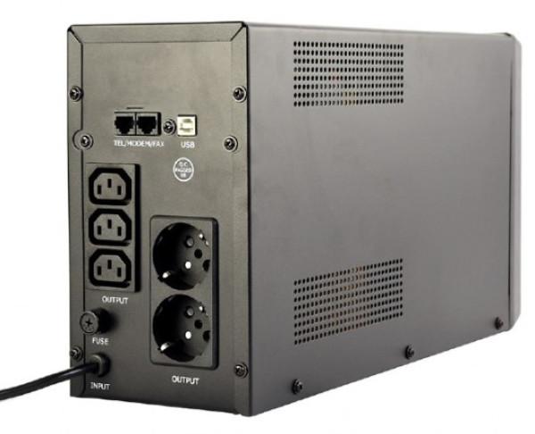 Selected image for GEMBIRD UPS sa stabilizatorom 2000VA (1200W ) LCD EG-UPS-035 crni