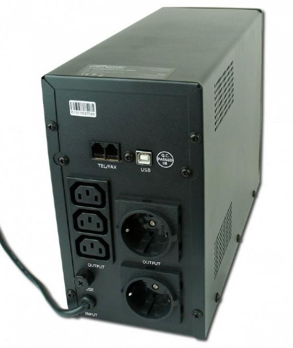 Selected image for GEMBIRD UPS sa stabilizatorom EG-UPS-033 1200VA 720W LCD