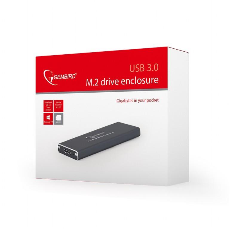 Selected image for GEMBIRD USB 3.0 M.2 drive crni