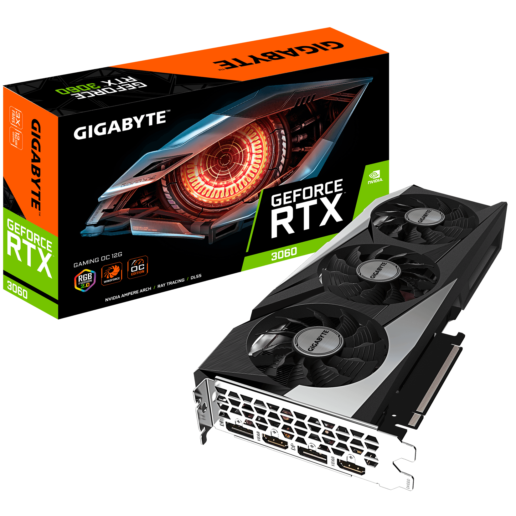 Selected image for Gigabyte GeForce RTX 3060 GAMING OC 12G NVIDIA 12 GB