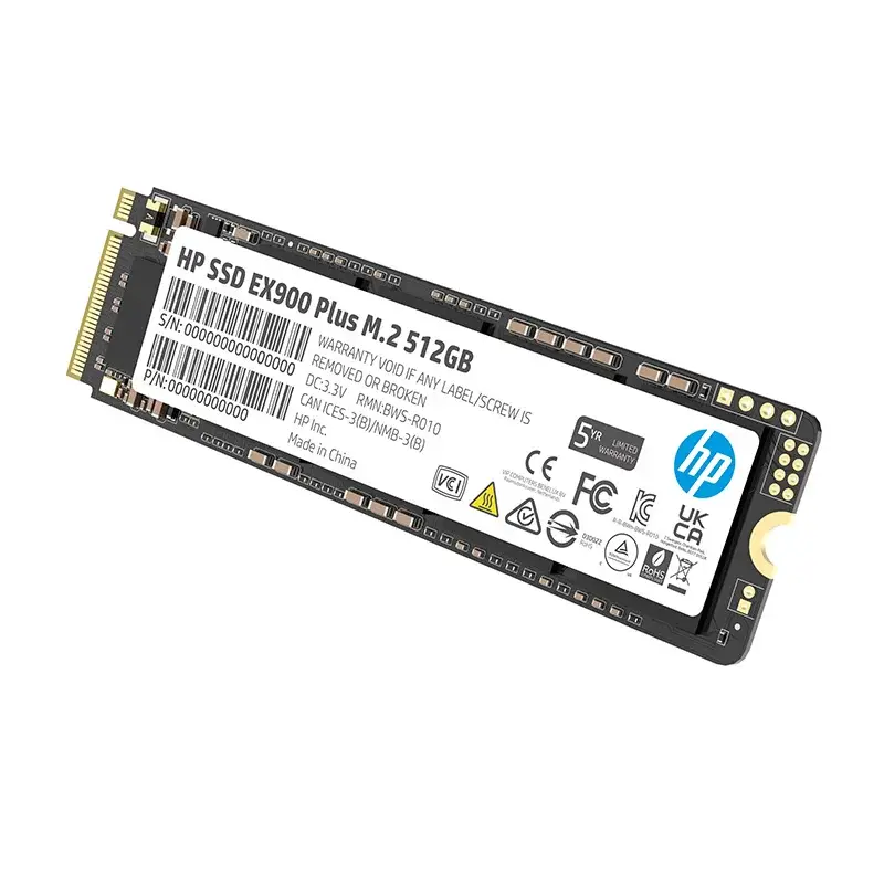 Selected image for HP EX900 Plus M.2 SSD, 512 GB, PCIe 3.0