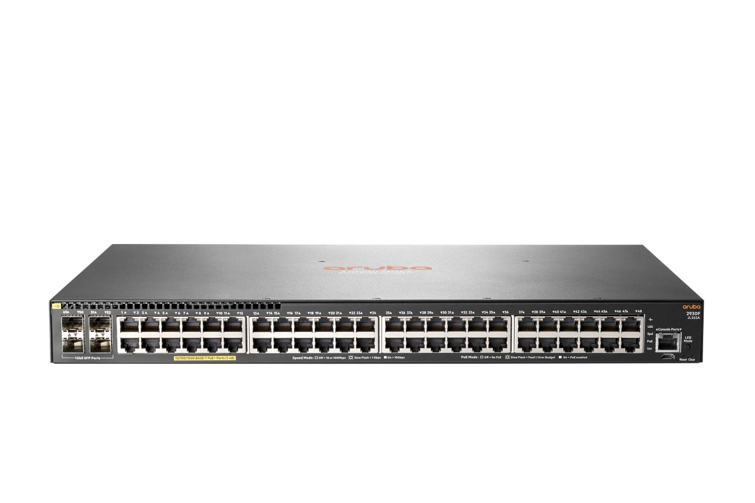 Selected image for HPE ARUBA NETWORKING Switch 2930F 48G PoE+ 4SFP 740W crni