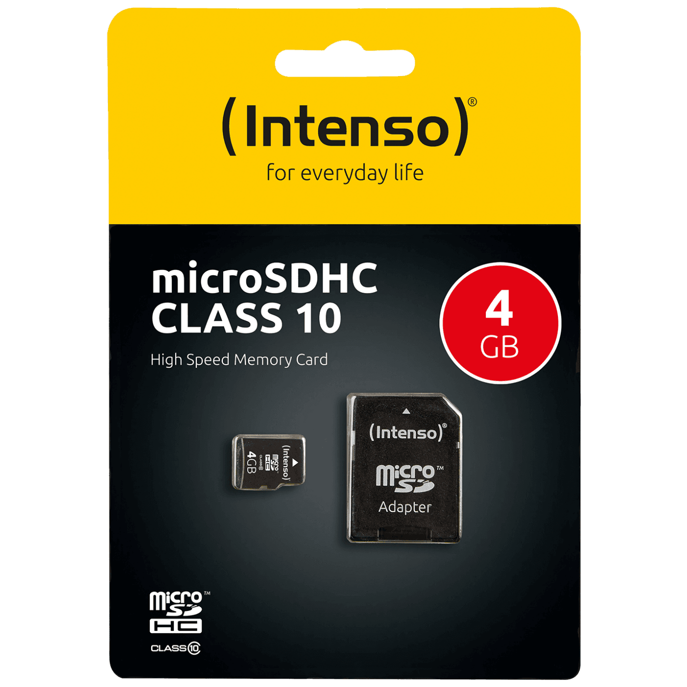 INTENSO Kartica Micro SD 4GB Class 10 (SDHC & SDXC) sa adapterom