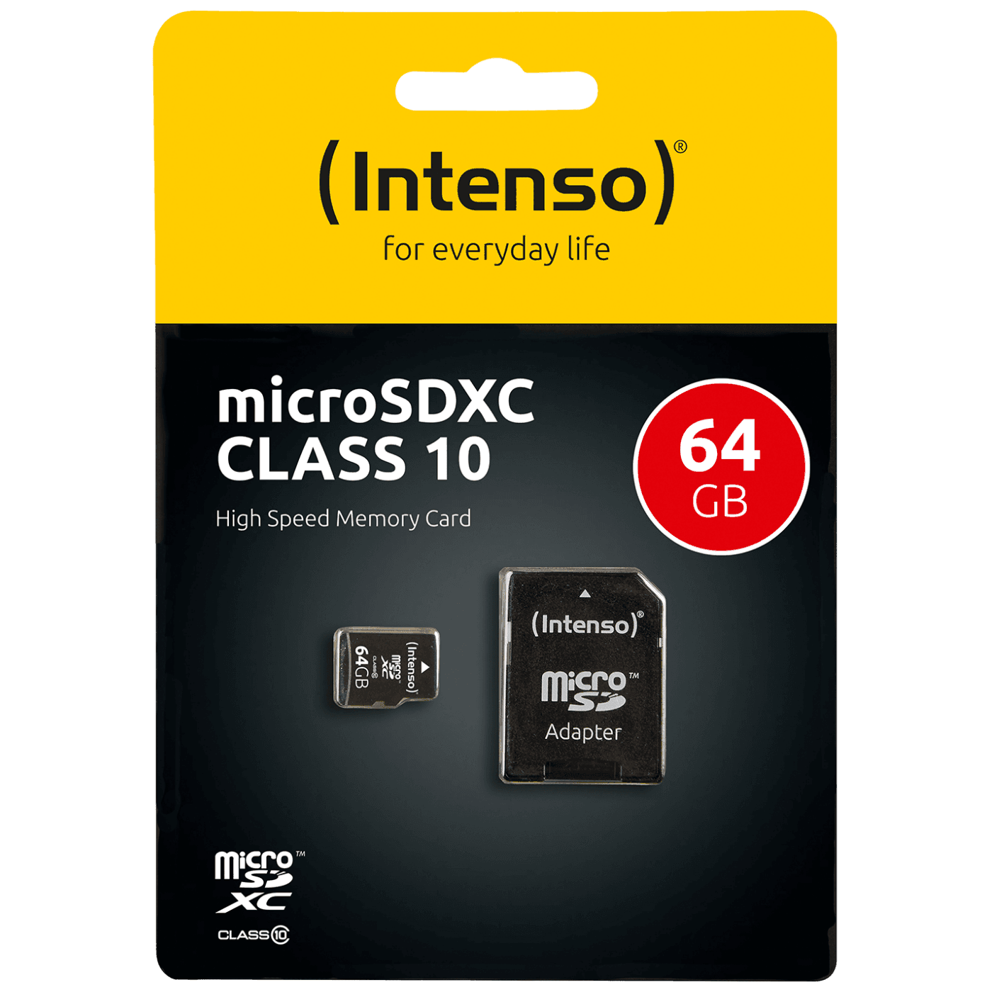 INTENSO Kartica Micro SD 64GB Class 10 sa adapterom