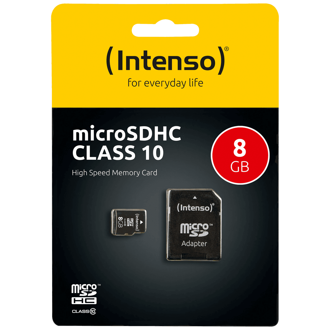 INTENSO Kartica Micro SD 8GB Class 10 (SDHC & SDXC) sa adapterom