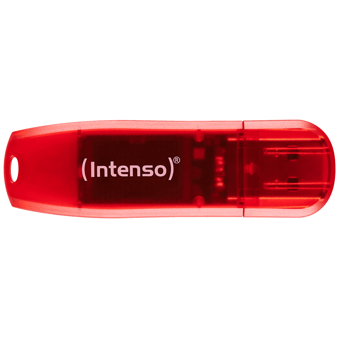INTENSO USB Flash drive 128GB Hi-Speed USB 2.0 Rainbow Line crveni