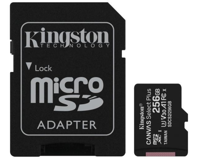 Kingston SDCS2/256GB Micro SD XC kartica sa adapterom, 256 GB