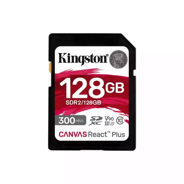Selected image for KINGSTON Memorijska kartica SD 128GB Canvas React Plus SDR2/128GB