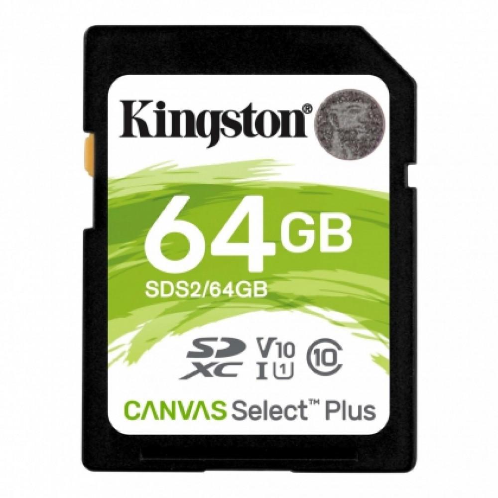 Selected image for KINGSTON Memorijska kartica SD Card 64GB SDS2/64GB class 10 U1