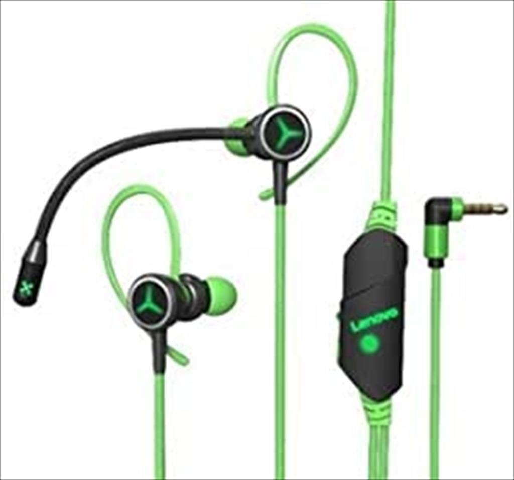 LENOVO Slušalice za igre, surround 7,1 V/mikrofon, zelene, hs-10