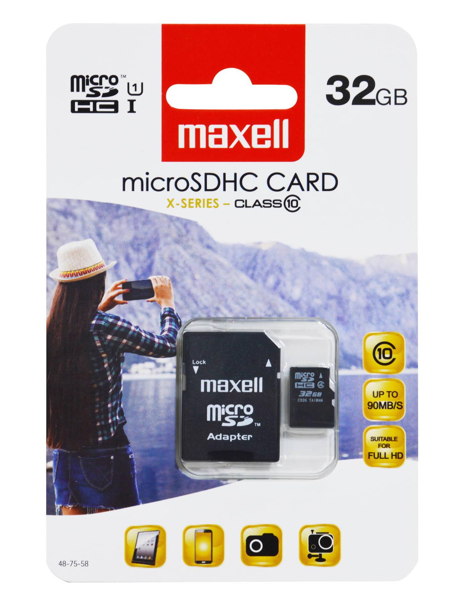 MAXELL Micro SDHC kartica 32GB X-SERIES i adapter CLASS 10