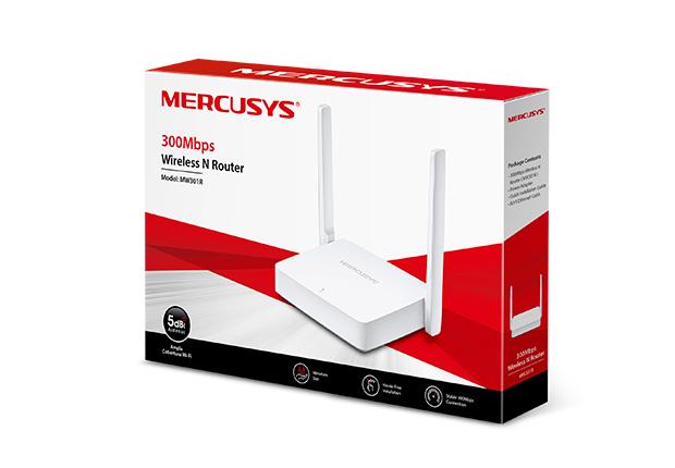 Selected image for Mercusys MW301R bežični ruter Fast Ethernet Jedan opseg (2.4 GHz) Belo
