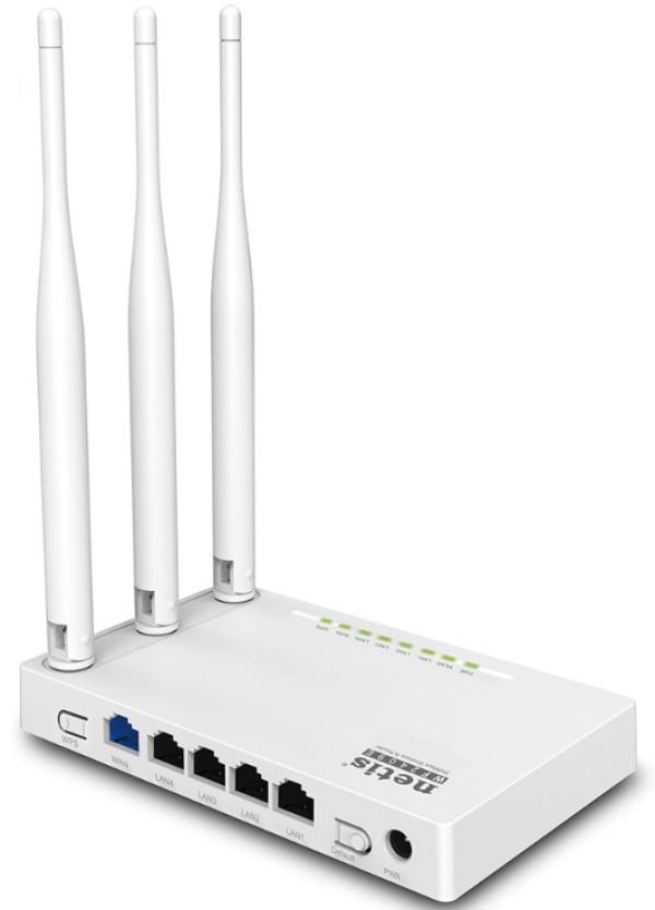 NEDIS WiFi ruter WF2409E Wireless N300 1Ghz CPU,1W/4L, 2x5dB Repeater/AP+ WDS/WDS/Client/Multi-SSID, Wisp