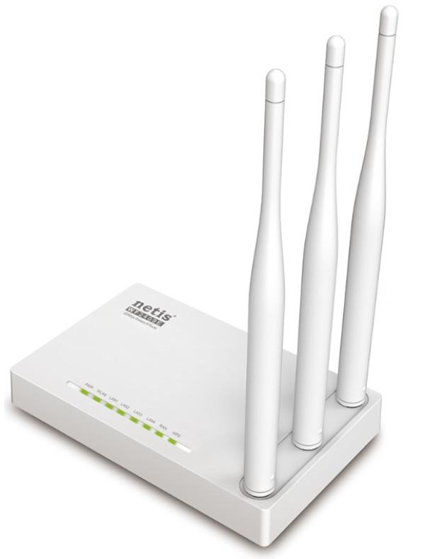 Selected image for NEDIS WiFi ruter WF2409E Wireless N300 1Ghz CPU,1W/4L, 2x5dB Repeater/AP+ WDS/WDS/Client/Multi-SSID, Wisp
