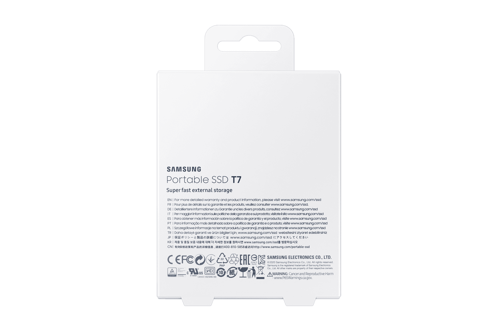 Selected image for Samsung Portable SSD T7 2000 GB
