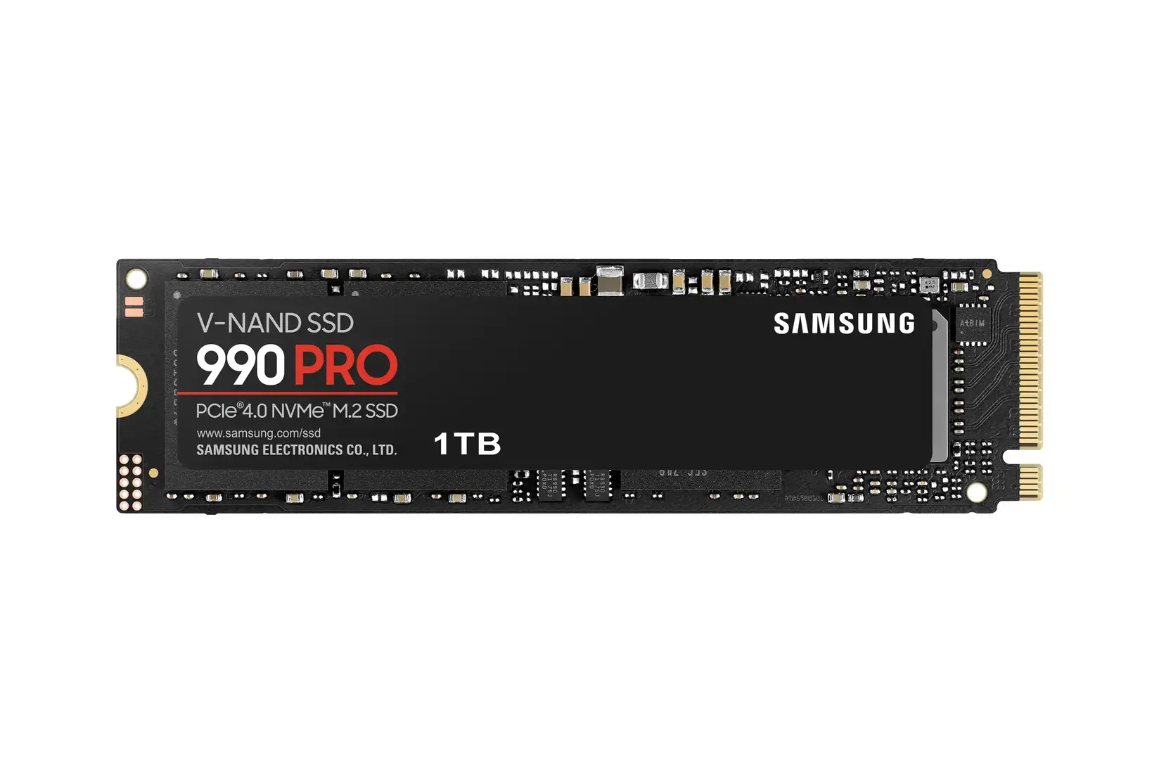 SAMSUNG SSD M.2 NVME 1TB 990 pro MZ-V9P1T0BW 7450MBs/6900MBs crni