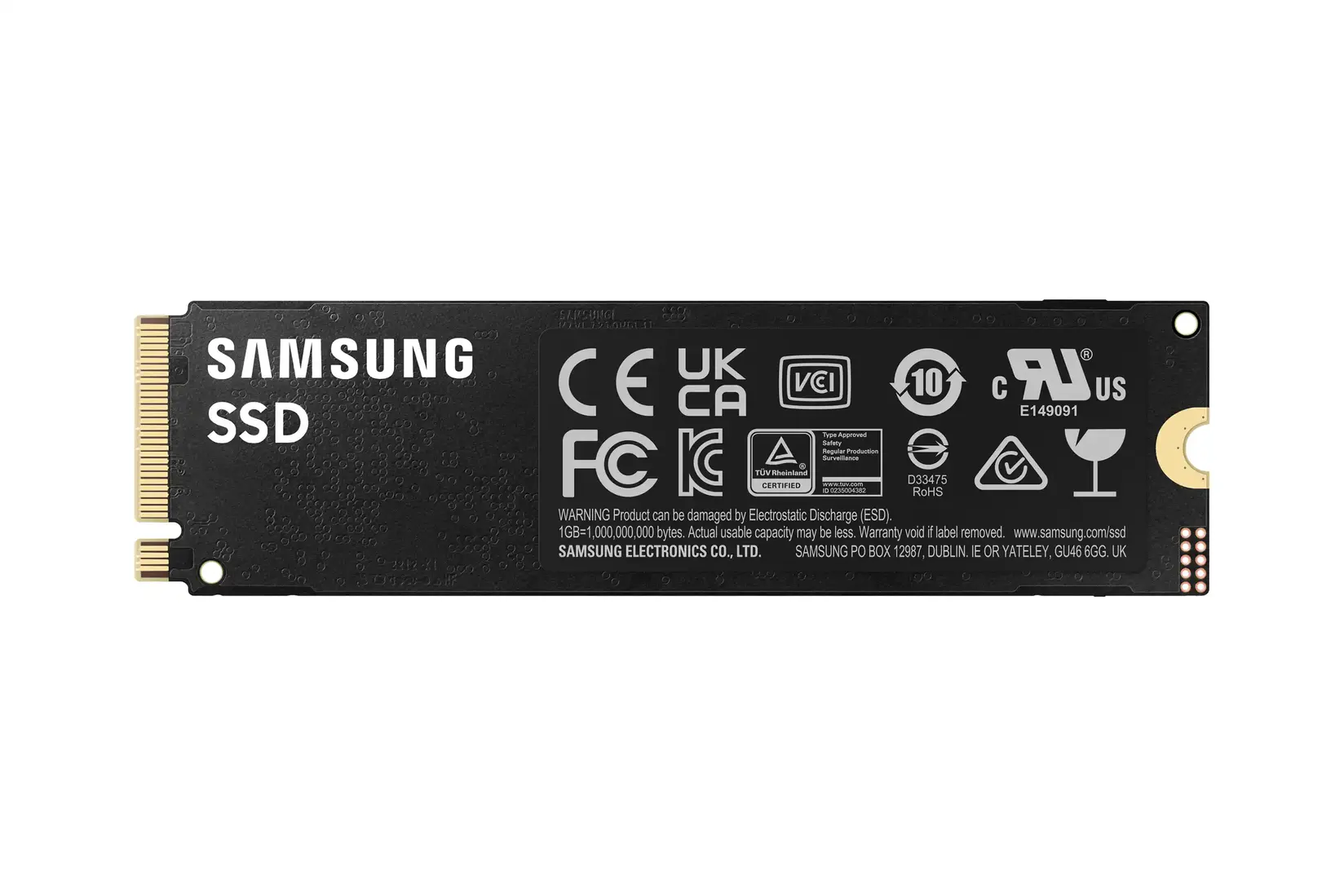 Selected image for SAMSUNG SSD M.2 NVME 1TB 990 pro MZ-V9P1T0BW 7450MBs/6900MBs crni