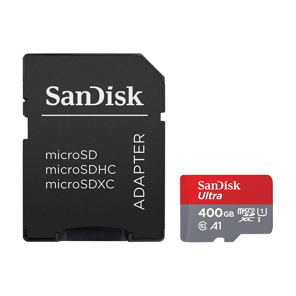 SANDISK Memorijska kartica Ultra microSDXC 400GB + SD Adapter 120MB/s  A1 Class 10 UHS-I