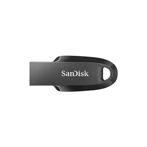 SANDISK USB flash 64GB ultra curve 3.2 crni