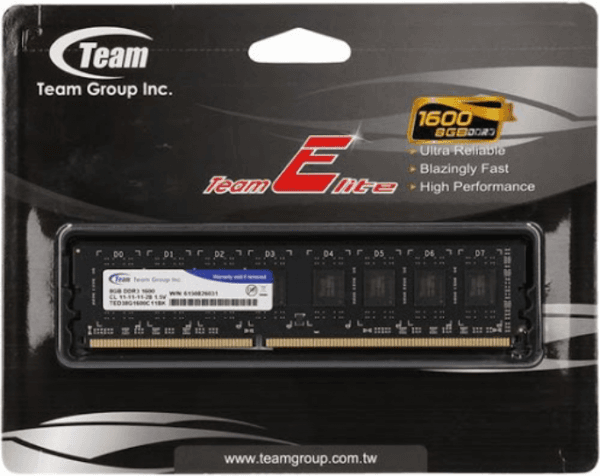 Selected image for TEAM GROUP Ram memorija Team Elite DDR3 UD-D3 8GB 1600MHz 1.5V 11-11-11-28 TED38G1600C1101