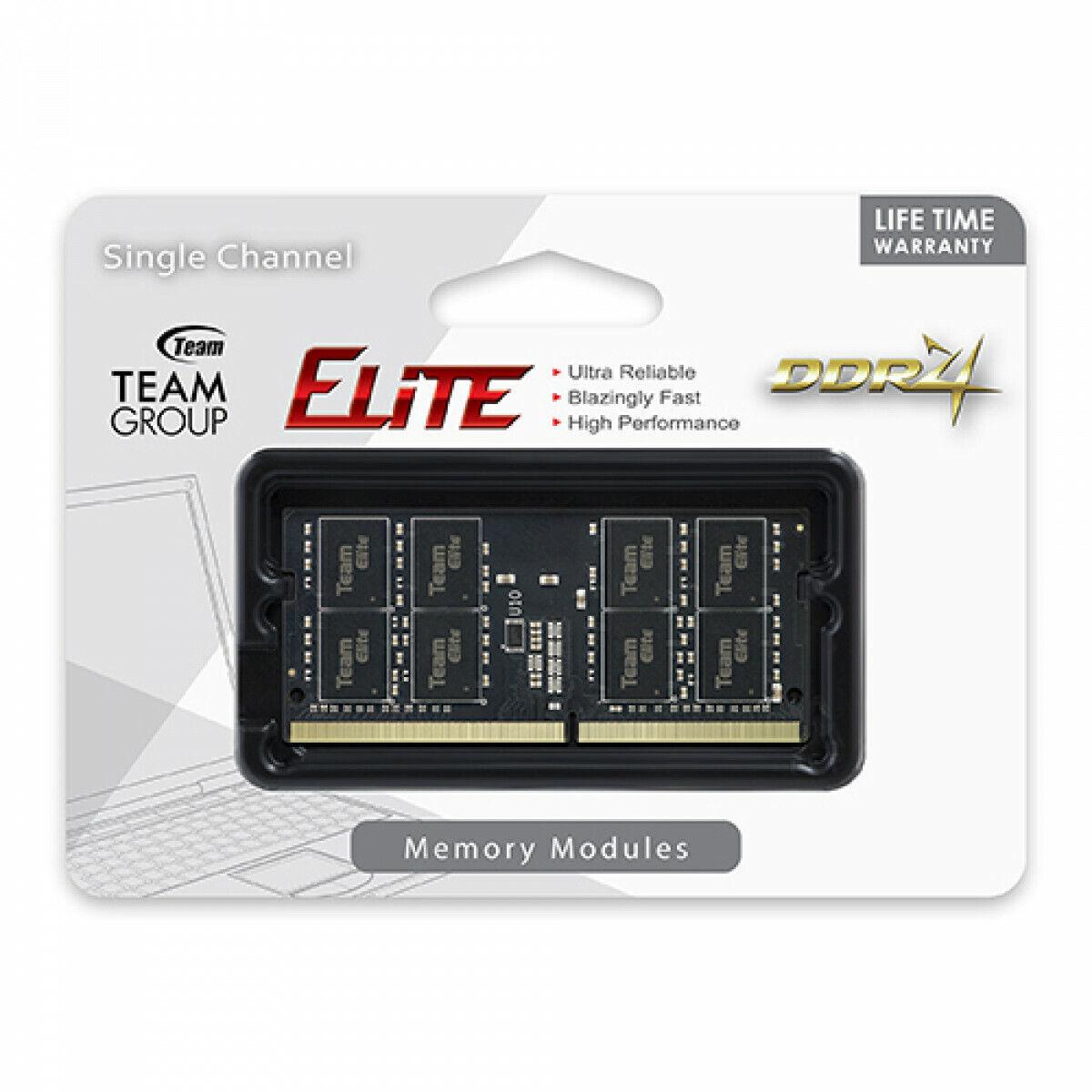 Selected image for TEAM GROUP Ram memorija Team Elite DDR4 SO-DIMM 8GB 2666MHz 1.2V 19-19-19-43 TED48G2666C19-S01