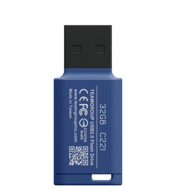 Selected image for TEAM GROUP USB 2.0 Flash 32GB C221 TC22132GL01 crno-plavi