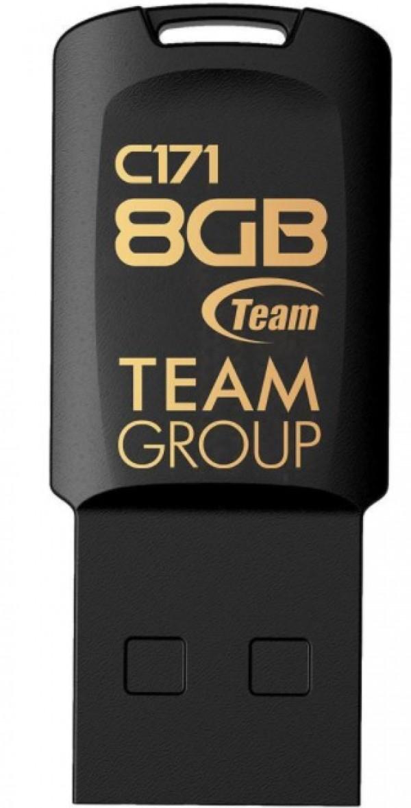 TEAM GROUP USB 2.0 Flash 8GB C171 TC1718GB01 crni