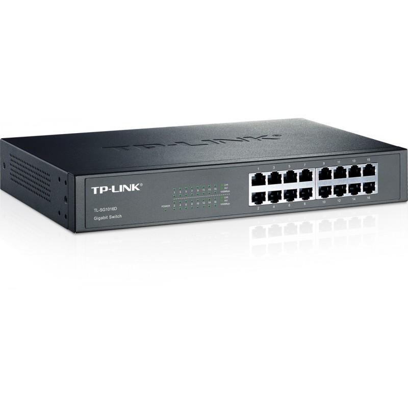 Selected image for TP - LINK Switch 16-port TL-SG1016D crni