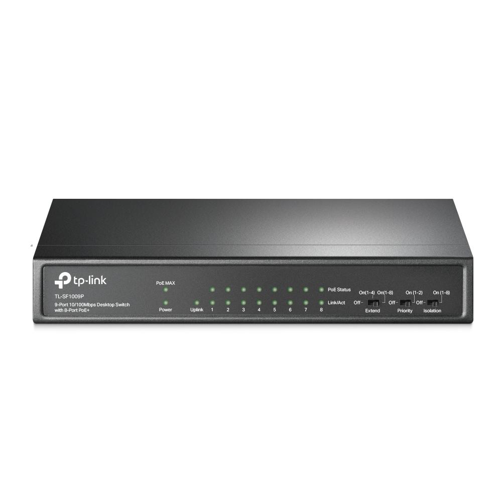 Selected image for TP - LINK Switch 9-port TL-SF1009P/8×PoE+ crni