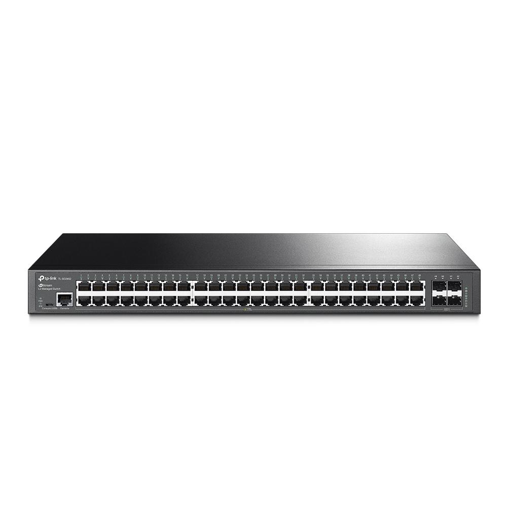 Selected image for TP-LINK Switch JetStream 48-Port Gigabit L2 Managed Switch/4 SFP/T2600G-52TS (TL-SG3452) crni