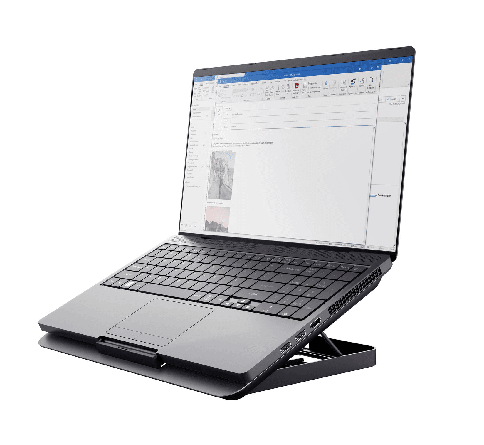 TRUST Hladnjak za laptop EXTO (24613) sivi